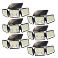 (6pcs) Solar Outdoor Security Lights 3000LUMEN 7000K