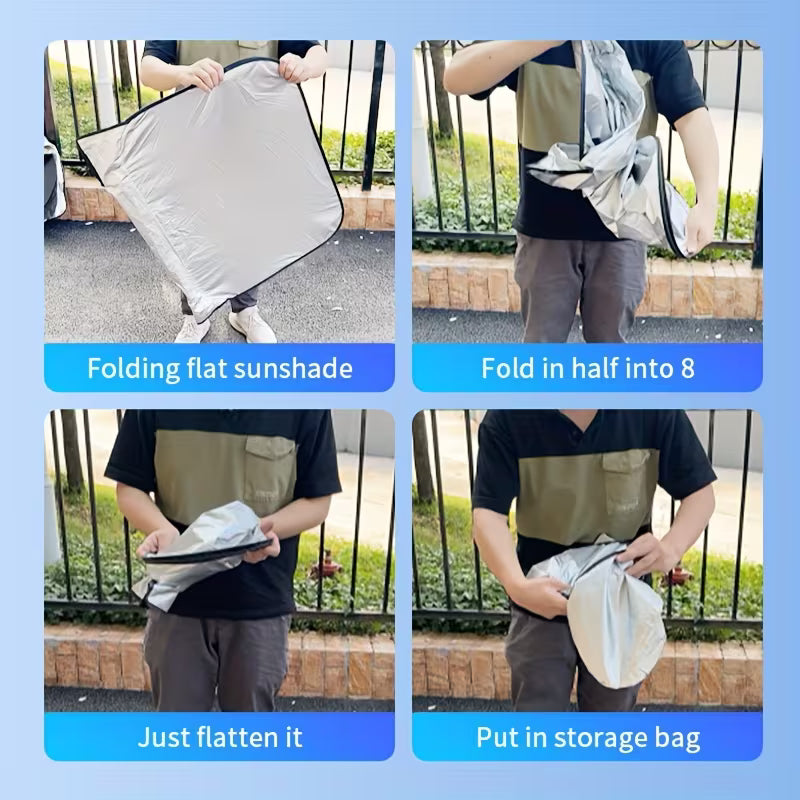 Car Sunshade for Front Windshield and Windows, Windshield Heat Insulation Cover, Sun Visor Panel