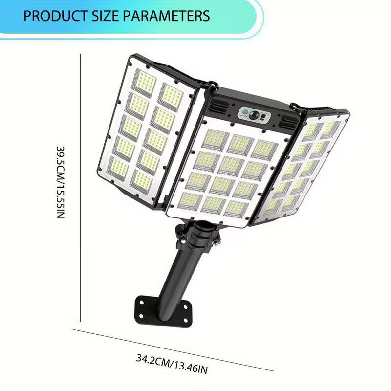 Solar Street Light Outdoor, 800 LED Commercial Parking Lot