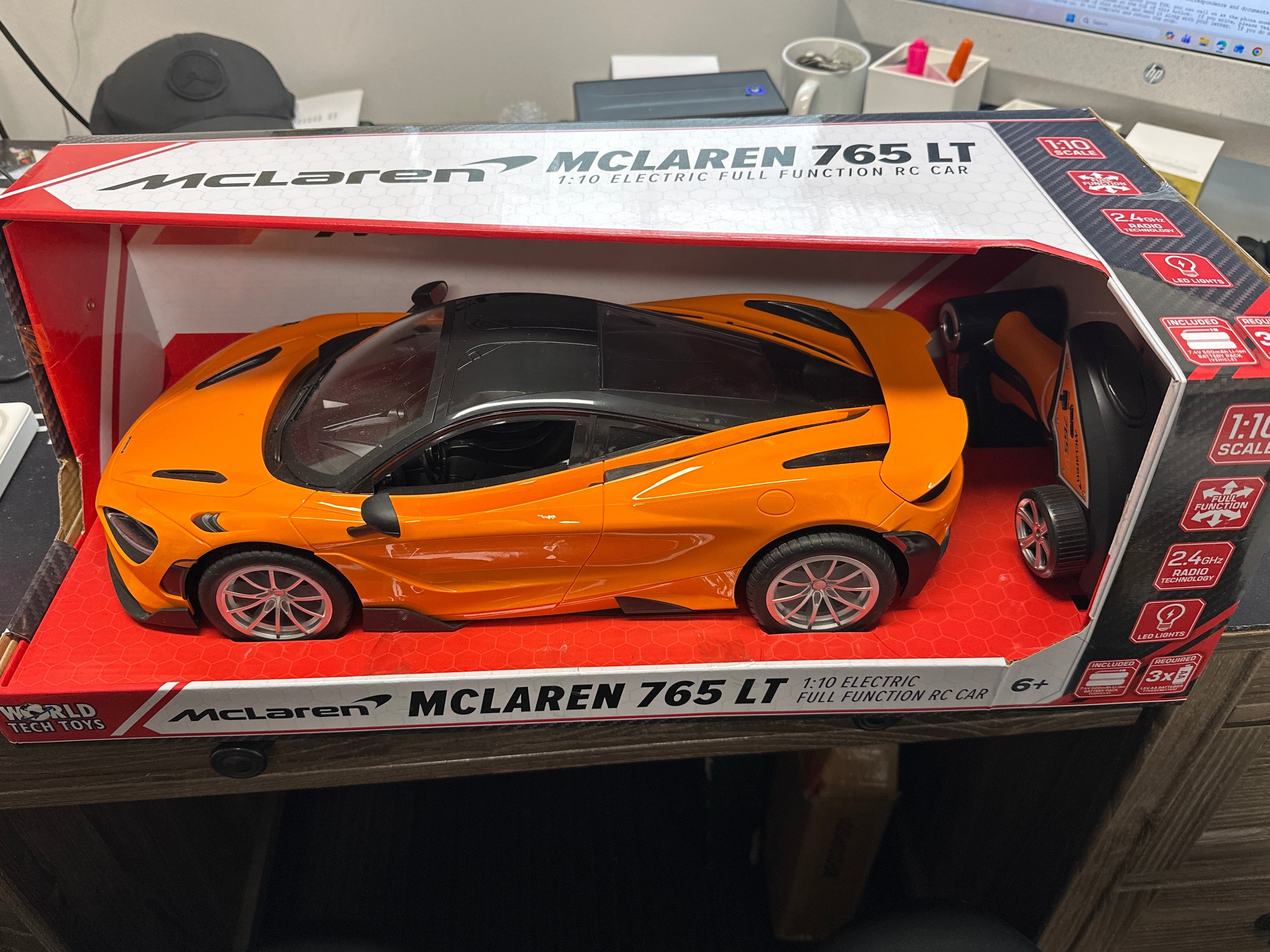 McLaren 765 LT 1:10 electric full function RC car