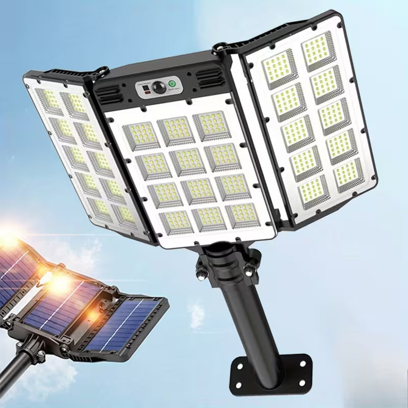 Solar Street Light Outdoor, 800 LED Commercial Parking Lot
