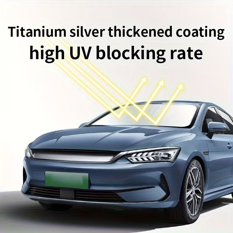 Car Sunshade for Front Windshield and Windows, Windshield Heat Insulation Cover, Sun Visor Panel