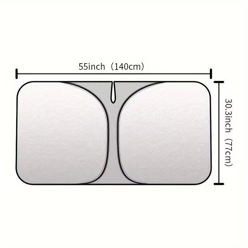 Car Sunshade for Front Windshield and Windows, Windshield Heat Insulation Cover, Sun Visor Panel