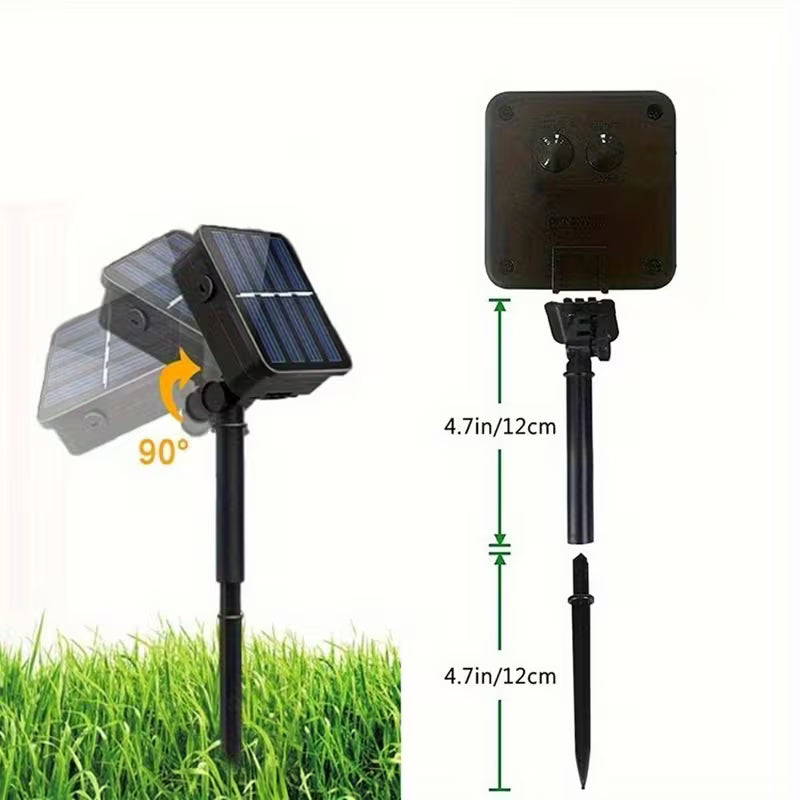100ft Solar Rope Lights, Outdoor Waterproof Solar Lights